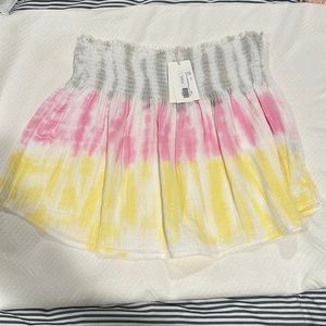 NWT Stark Elastic Mini Skirt in Tie Die size medium